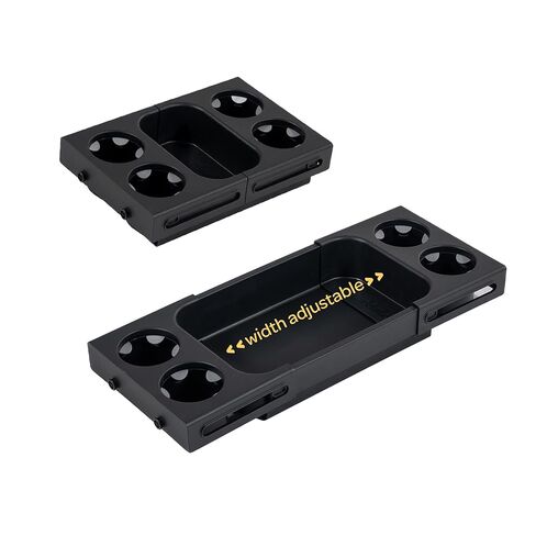 صينية الوجبات الخفيفة لعربة الأطفال من لاركتيل مع حاملات أكواب | قابل للتعديل | تناسب عربات 2 و4 مقاعد من Larktale وWonderfold W4 / W2 وKeenz وغيرها. ذات وجهين للعب والرسم وتناول الطعام in Kuwait