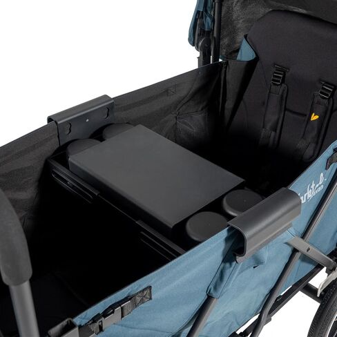 صينية الوجبات الخفيفة لعربة الأطفال من لاركتيل مع حاملات أكواب | قابل للتعديل | تناسب عربات 2 و4 مقاعد من Larktale وWonderfold W4 / W2 وKeenz وغيرها. ذات وجهين للعب والرسم وتناول الطعام in Kuwait