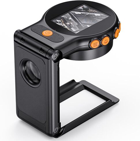 مجهر رقمي محمول، عدسة AF 1080P شاشة 2.0 بوصة، تكبير 500X، صورة 2 ميجابكسل، مدمجة في 8 مصابيح LED، قابلة للطي، عرض الكمبيوتر الشخصي، للطلاب الأولاد والبنات in Saudi Arabia