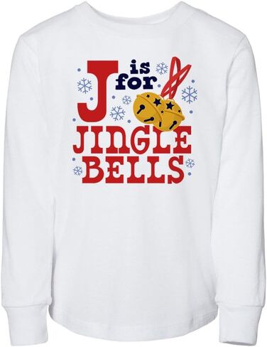 J مخصص لتي شيرت Jingle Bells للأطفال الصغار بأكمام طويلة in Kuwait