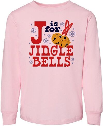 J مخصص لتي شيرت Jingle Bells للأطفال الصغار بأكمام طويلة in Kuwait