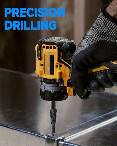 M2 HSS Step Drill Bit Double Fluted Drill Bits for Metal, Carbon Steel, Stainless Steel, Wood, Plastic,3 PCS in Saudi Arabia