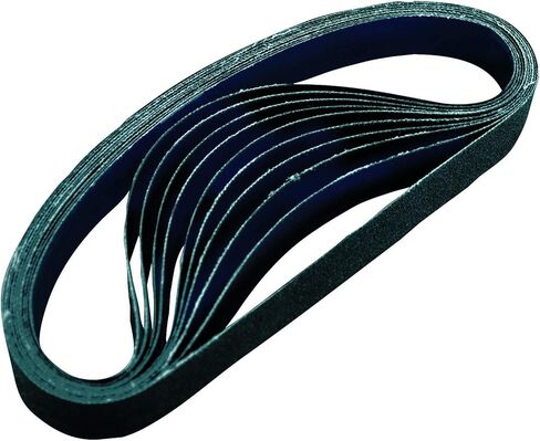 Astro Pneumatic Tool 303736Z Zirconia 36 Grit Sanding Belt 1/2" x 18" - 10Pc in Saudi Arabia