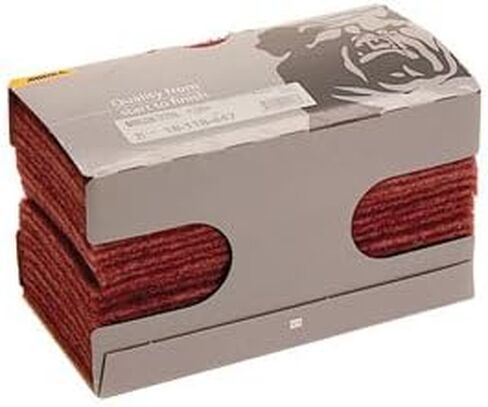 MAKEITHAPPEN Mirlon Total 4.5 in. x 9 in. Red Very Fine 360 Grit Aluminum Oxide Sanding Pad in Saudi Arabia