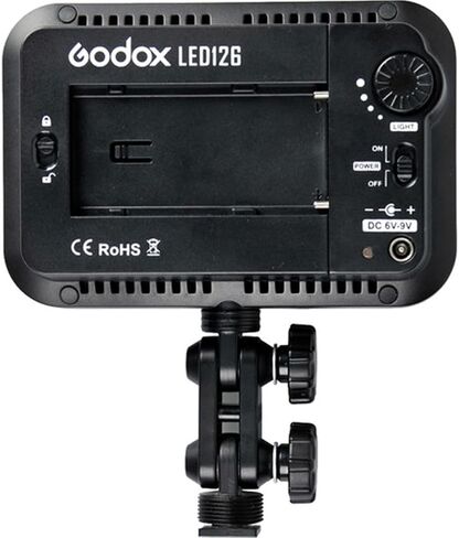Godox LED126 Hot Shoe Professional LED Video Light for DSLR Cameras & Camcorders, 5500K-6500K Color Temperature in Saudi Arabia