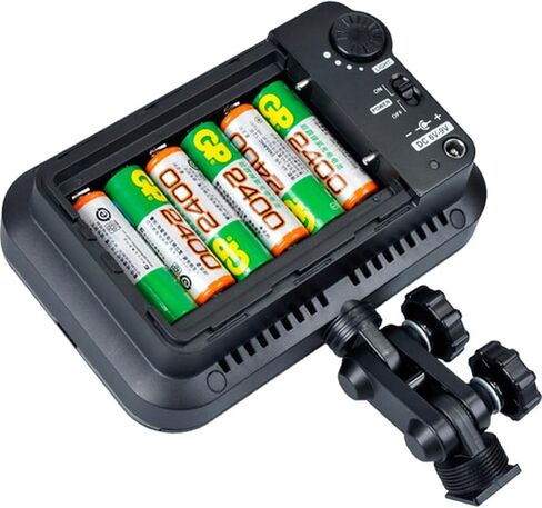 Godox LED126 Hot Shoe Professional LED Video Light for DSLR Cameras & Camcorders, 5500K-6500K Color Temperature in Saudi Arabia