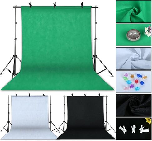 Photography Lighting Kit 2X Photo Background Soft Umbrella Softbox Light Stand Portable Bag for Photo Studio Shoot in Saudi Arabia