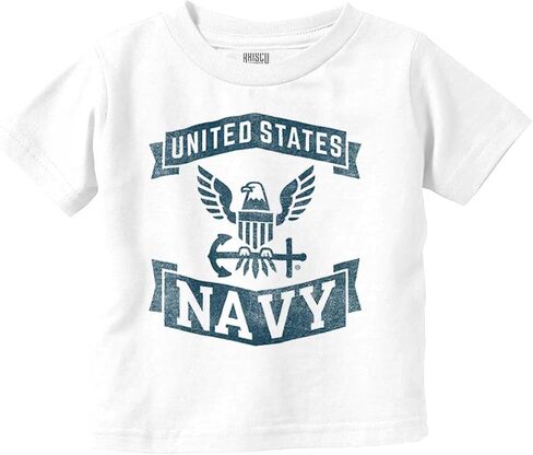 United States Navy Eagle Anchor Logo Toddler Boy Girl T Shirt in Saudi Arabia
