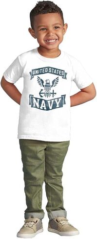 United States Navy Eagle Anchor Logo Toddler Boy Girl T Shirt in Saudi Arabia