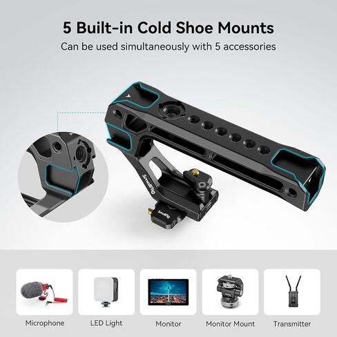 SMALLRIG Lightweight NATO Top Handle and D-Tap Splitter in Saudi Arabia