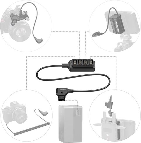 SMALLRIG Lightweight NATO Top Handle and D-Tap Splitter in Saudi Arabia