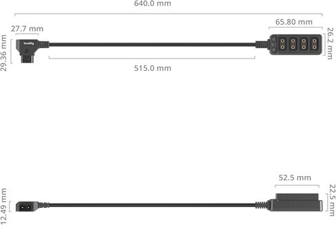 SMALLRIG Lightweight NATO Top Handle and D-Tap Splitter in Saudi Arabia