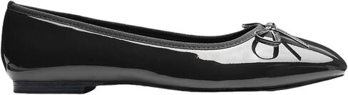 CIDER Bow Decor Square Toe Ballet Mary Jane Flats: Black, 41 in Saudi Arabia