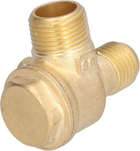 Air Compressor Check Valve, Central Pneumatic Compressor Parts 323 Check Valve 3 Way Brass Threaded Connection 7mm 16mm 14mm Air Parts Accessories in Saudi Arabia