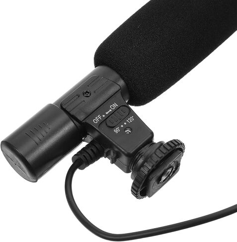 Professional Camera Microphone for DSLR Video Recording with Ultra-Wide Angle Sound Pickup High Sensitivity and Broad Compatibility for Interviews Live Streaming and Vlogging in Saudi Arabia