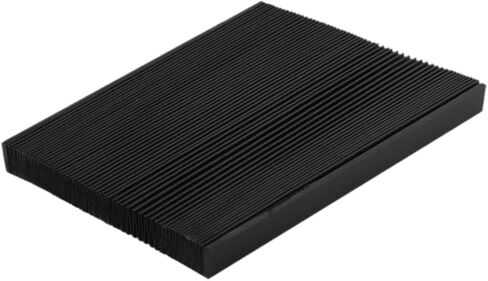 غطاء الأكورديون لآلة CNC، غطاء منفاخ ذو سطح أملس، غطاء أكورديون واقٍ، مرن قابل للتمدد بطول 1.5 متر، قابل للطي، 13.5 سم in Saudi Arabia