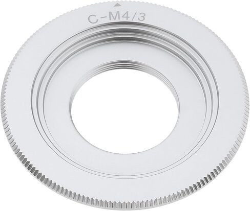 Camera Lens Adapter C-M4/3 Mount Adapter Compatible with Panasonic M4/3 MFT, Black in Saudi Arabia