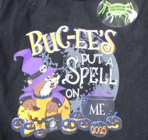 Buc-ee's 2025 Halloween Shirt T-Shirt Put A Spell On Me Glows in The Dark Holiday Adult Toddler Infant Child Unisex Clothes in Saudi Arabia
