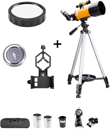 Telescopes for Adults Astronomy, High Power Refractor Telescope,Telescope for KidsBeginners,70mm Aperture 400mm Astronomical Telescope,Travel Telescope for Adult with Backpack in Saudi Arabia