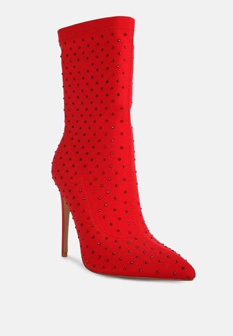 London Rag Cheugy Embellished Ankle Boots in Kuwait