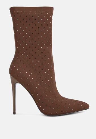 London Rag Cheugy Embellished Ankle Boots in Kuwait