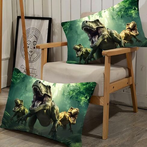 Dino Bedding Set Queen Size for Boys Dino Comforter for Kids 3 Pieces Dinosaur Comforter Set for Home Decor in Saudi Arabia