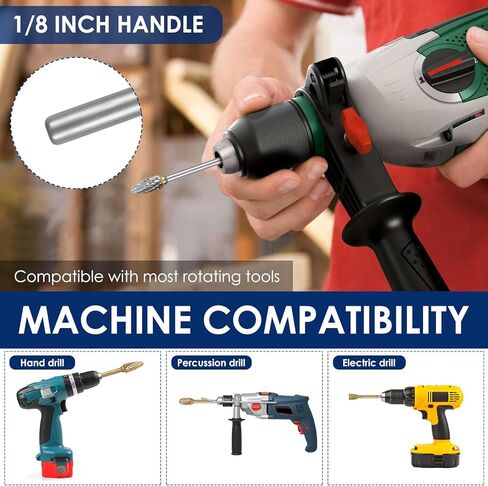 40 قطعة من مجموعة شفرات كربيد التنجستين المصنوعة من الفولاذ لقم مطحنة 1/8 بوصة مجموعة شفرات دوارة فعالة للساق مجموعة أدوات نحت الخشب العالمية لنحت الخشب والمعادن وتلميع النقش in Kuwait