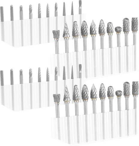 40 قطعة من مجموعة شفرات كربيد التنجستين المصنوعة من الفولاذ لقم مطحنة 1/8 بوصة مجموعة شفرات دوارة فعالة للساق مجموعة أدوات نحت الخشب العالمية لنحت الخشب والمعادن وتلميع النقش in Kuwait