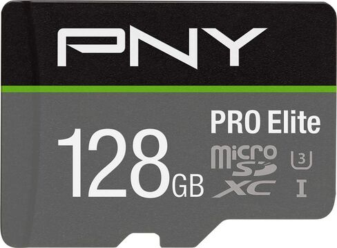 بطاقة ذاكرة فلاش PNY 256GB PRO Elite™ فئة 10 U3 V30 A2 microSDXC مكونة من عبوتين - قراءة تصل إلى 100 ميجابايت/ثانية، كتابة ما يصل إلى 90 ميجابايت/ثانية، 4K UHD، Full HD، UHS-I، أداء احترافي، هواتف ذكية، كاميرات الحركة in Saudi Arabia