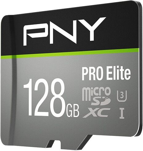 بطاقة ذاكرة فلاش PNY 256GB PRO Elite™ فئة 10 U3 V30 A2 microSDXC مكونة من عبوتين - قراءة تصل إلى 100 ميجابايت/ثانية، كتابة ما يصل إلى 90 ميجابايت/ثانية، 4K UHD، Full HD، UHS-I، أداء احترافي، هواتف ذكية، كاميرات الحركة in Saudi Arabia