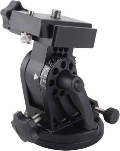 Telescope Latitude Adjustment Seat, 0 to 90 Degree Aluminum Alloy Latitude Base Mount, for Astronomical Telescope, Equatorial Wedge, for Low and High Latitude Regions in Saudi Arabia