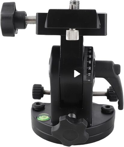 Telescope Latitude Adjustment Seat, 0 to 90 Degree Aluminum Alloy Latitude Base Mount, for Astronomical Telescope, Equatorial Wedge, for Low and High Latitude Regions in Saudi Arabia