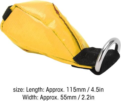 Throw Weight Bag Multipurpose Nylon Throwing Rope Sandbag for Outdoor Tree Climbing Rock Climbing Cave Exploration Stainless Steel Ring Lightweight Durable in Saudi Arabia