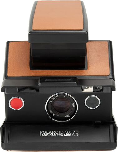 Polaroid SX-70 Land Camera Model 2 – Black Edition | Refurbished Folding SLR Instant Camera | Manual Focus | Uses SX-70 Film (Renewed) in Saudi Arabia