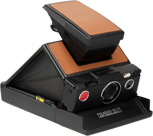 Polaroid SX-70 Land Camera Model 2 – Black Edition | Refurbished Folding SLR Instant Camera | Manual Focus | Uses SX-70 Film (Renewed) in Saudi Arabia