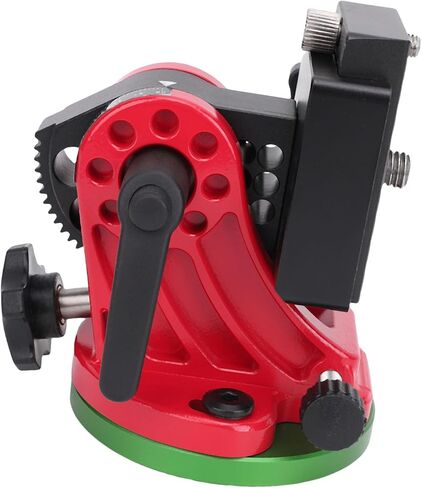 AUNMAS 90 Degree Latitude Adjustment Seat Equatorial Wedge for Telescopes with 3/8in Tripod Mounting Screw Adjustable Angle Base for Astrophotography Astronomy Observation (red) in Saudi Arabia