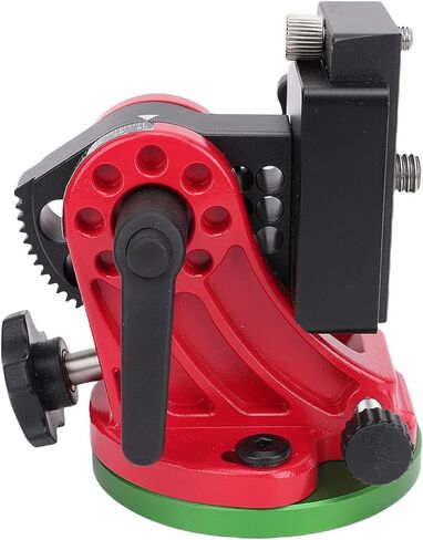 AUNMAS 90 Degree Latitude Adjustment Seat Equatorial Wedge for Telescopes with 3/8in Tripod Mounting Screw Adjustable Angle Base for Astrophotography Astronomy Observation (red) in Saudi Arabia