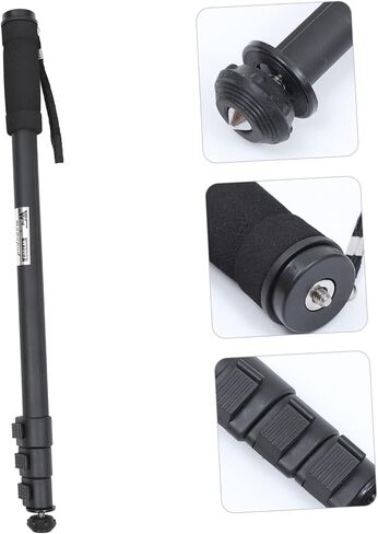 Aluminum Alloy Camera Monopod Telescoping Pole Stand Extending Rod for DSLR Camcorder Video Cameras Portable and Lightweight for Travel Photography in Saudi Arabia