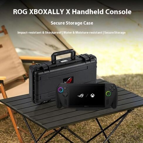حقيبة تخزين Coyktonty Professional Deluxe مضادة للماء وبطانة ناعمة وحقيبة سفر صلبة لجهاز ROG XBOX ALLY X/ROG XBOX ALLY وغيرها من الملحقات (لجهاز XBOX ALLY X) in Kuwait
