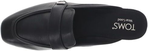 TOMS Womens Lynette Mule Loafers Flats Casual - Black in Saudi Arabia