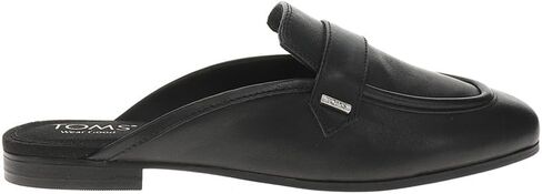 TOMS Womens Lynette Mule Loafers Flats Casual - Black in Saudi Arabia