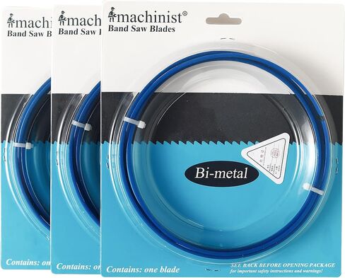 Imachinist S6412121014x2 شفرات المنشار الحزامي ثنائية المعدن 64-1/2 بوصة × 1/2 بوصة × 10/14TPI أسنان متغيرة M42 للمعادن، عبوتان in Saudi Arabia