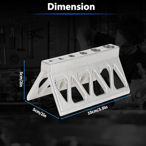 Handheld Pipe Drill Jig for Pipes or Cylinder Pipe, Bridge Pipe Drilling Guide Block Triangle Window Cutouts, Handheld Drilling Guides Jig for Bit on Cylinder Centering Tool in Saudi Arabia
