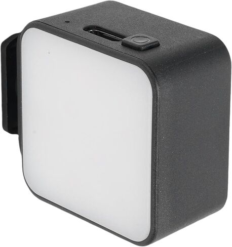 Magnetic Fill Light Storage Case Cold Shoe Base for OSMO Pocket 3, 3000K-6500K Color Temperatures, Quick Installation, for Camera Tripod Accessories (Black) in Saudi Arabia