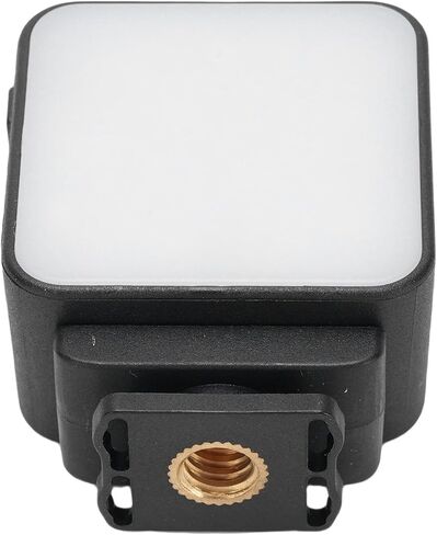 Magnetic Fill Light Storage Case Cold Shoe Base for OSMO Pocket 3, 3000K-6500K Color Temperatures, Quick Installation, for Camera Tripod Accessories (Black) in Saudi Arabia