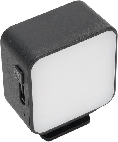 Magnetic Fill Light Storage Case Cold Shoe Base for OSMO Pocket 3, 3000K-6500K Color Temperatures, Quick Installation, for Camera Tripod Accessories (Black) in Saudi Arabia