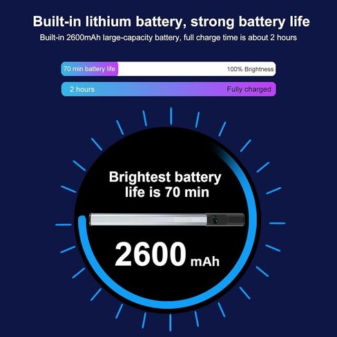 132 لون LED الفيديو الضوئي عصا قابل للتعديل درجة حرارة اللون 2500K 9000K مع 20 تأثير إضاءة التصوير القابلة لإعادة الشحن in Kuwait