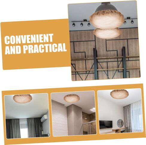 Lamp Shade Diffuser Barrier for Table Desk Chandelier Lamps Glare Shade for Use Easy Installation in Saudi Arabia