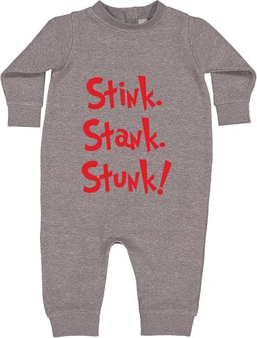 Stink Stank Stunk Gr-NCH Infant Fleece Rompers, Warm, Adorable in Saudi Arabia