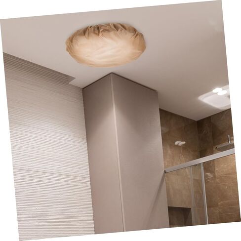 NUOBESTY Glare Reducing Lamp Shade Diffuser for Pendant and Ceiling Lights Brown Cover for Chandelier Light Softening Eye Protection Barrier for Bedrooms and Hotels Easy Installation in Saudi Arabia